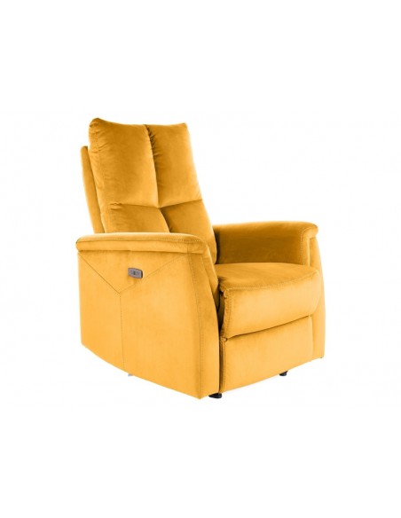 Fotel rozkładany Neptun Velvet Curry