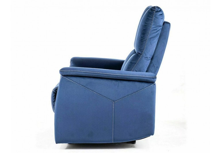 Fotel rozkładany Neptun Velvet Granatowy
