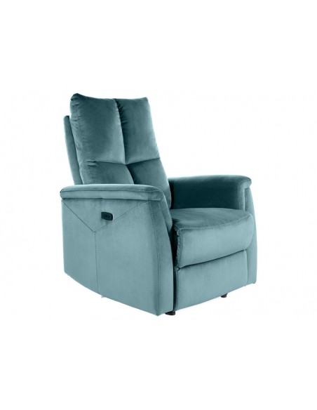 Fotel rozkładany Neptun Velvet Zielony