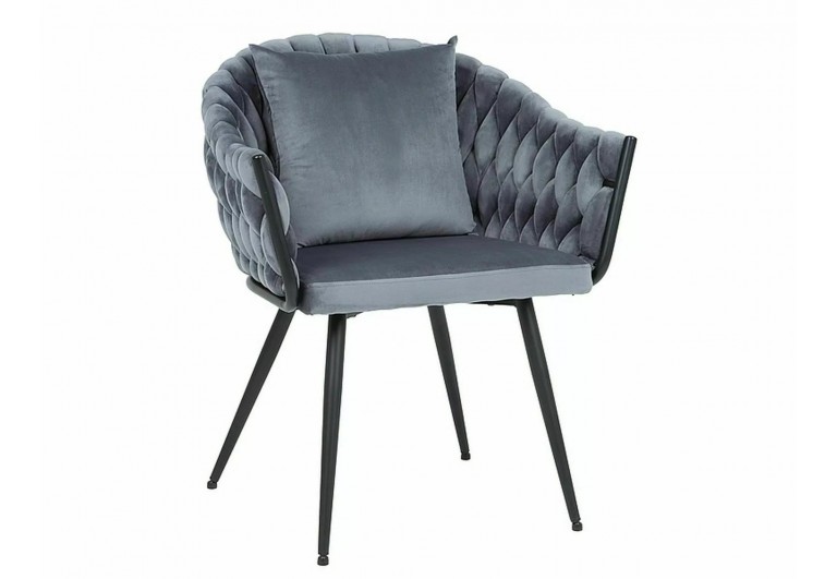 Krzesło Nuvo Velvet Szare