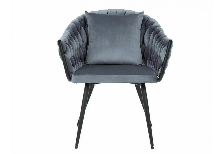 Krzesło Nuvo Velvet Szare