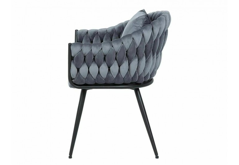 Krzesło Nuvo Velvet Szare