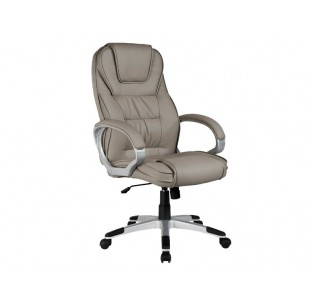 Fotel obrotowy Q-031 Ekoskóra Szary