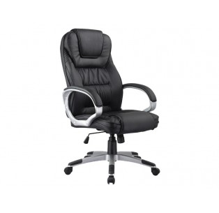 Fotel obrotowy Q-031 Ekoskóra Czarny