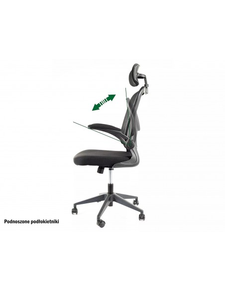 Fotel obrotowy Q-060 Czarny