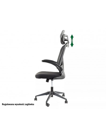 Fotel obrotowy Q-060 Czarny