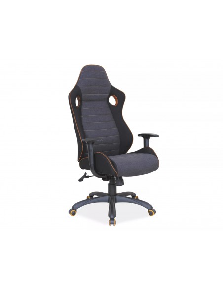 Fotel Obrotowy Q-229 Szaro-Czarny