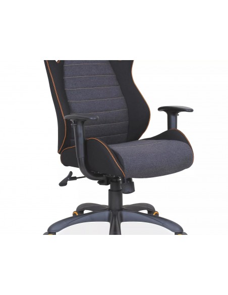 Fotel Obrotowy Q-229 Szaro-Czarny