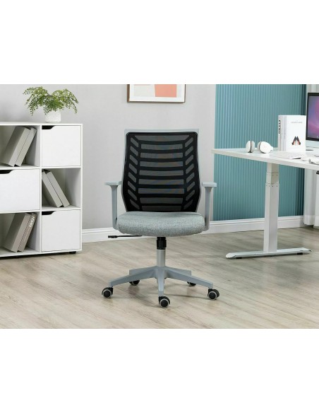 Fotel obrotowy Q-320 Czarny-Szary