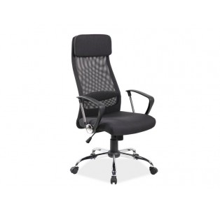 Fotel obrotowy Q-345 Czarny