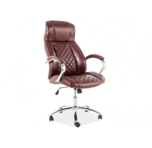Fotel obrotowy Q-557 Brązowy