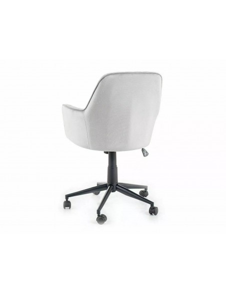 Fotel obrotowy Q-886 Velvet Jasny Szary