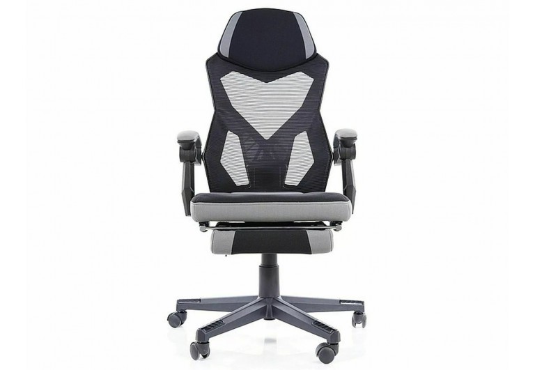 Fotel obrotowy Q-939 Czarno Szary