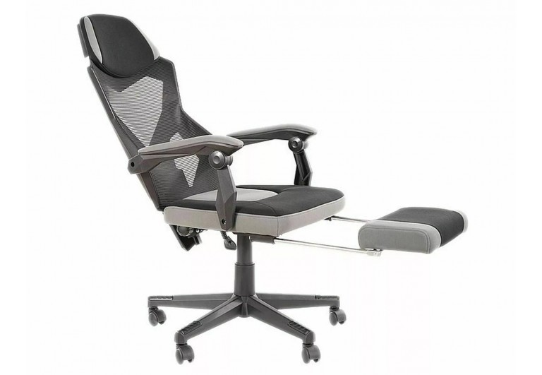 Fotel obrotowy Q-939 Czarno Szary