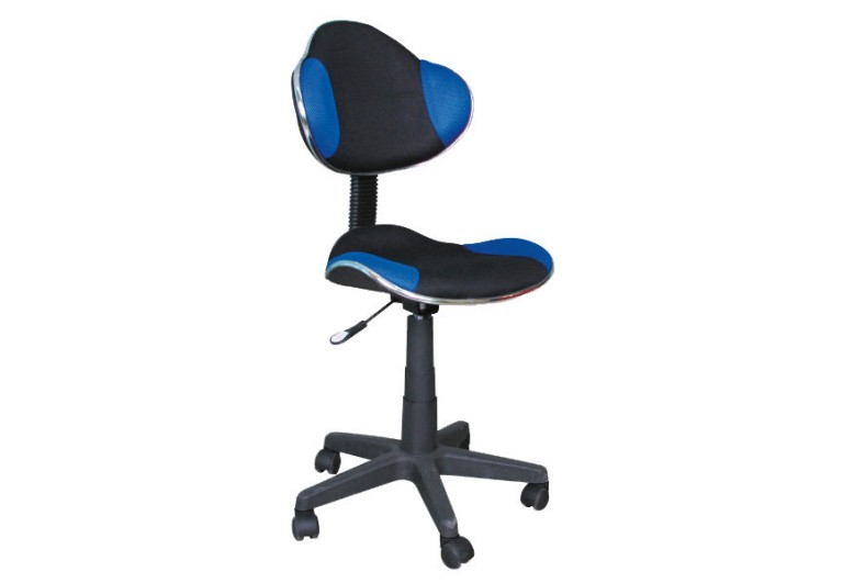 Fotel obrotowy Q-G2 Czarno-Niebieski