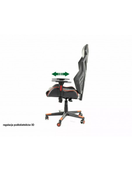 Fotel obrotowy Revolt Czarno-Czerwony