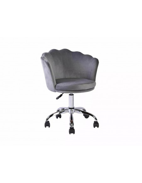Fotel obrotowy Rose Velvet Szary