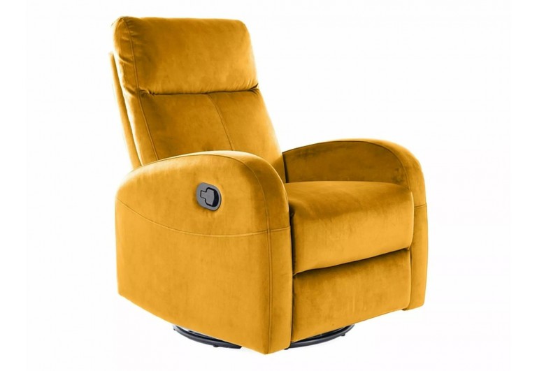 Fotel rozkładany Olimp Velvet Curry