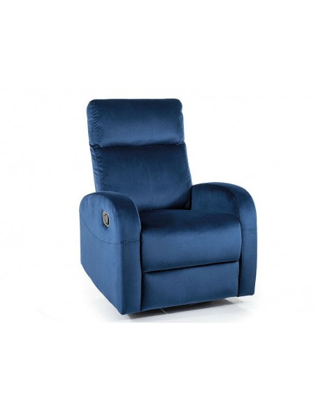 Fotel rozkładany Olimp Velvet Granatowy