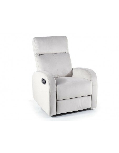 Fotel rozkładany Olimp Velvet Jasny Szary