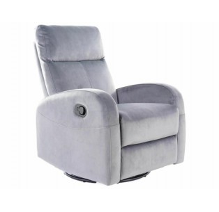 Fotel rozkładany Olimp Velvet Szary
