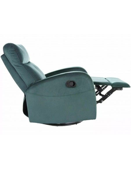Fotel rozkładany Olimp Velvet Zielony
