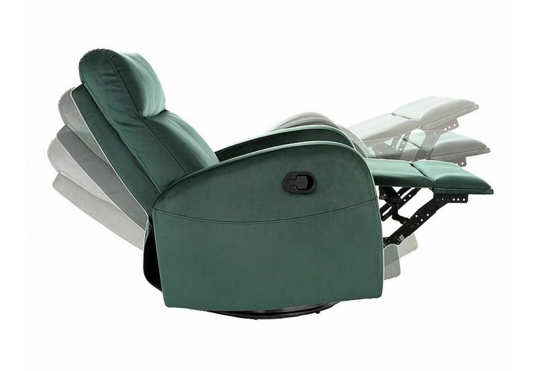 Fotel rozkładany Olimp Velvet Zielony