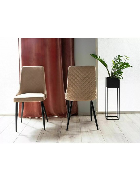 Krzesło Piano B Velvet Beżowe