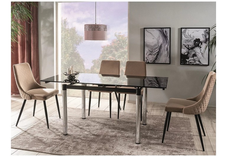 Krzesło Piano B Velvet Beżowe