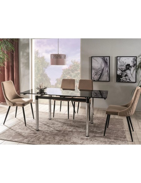 Krzesło Piano B Velvet Beżowe