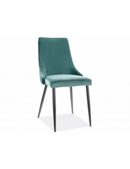Krzesło Piano B Velvet Zielone