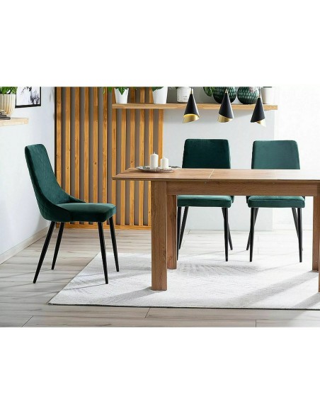 Krzesło Piano B Velvet Zielone