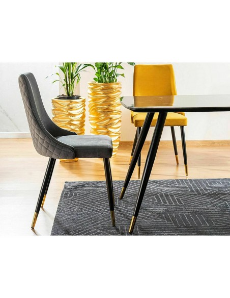 Krzesło Piano Velvet Szary