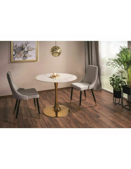 Krzesło Piano Velvet Szary