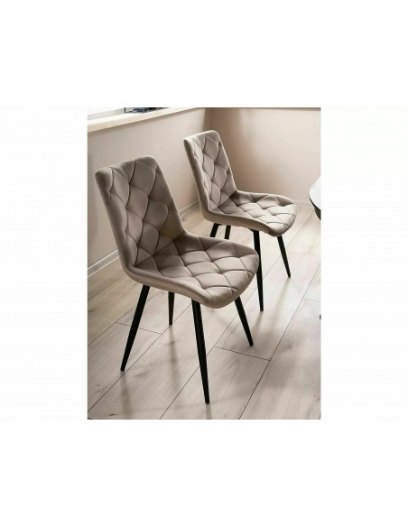 Krzesło Ralph Velvet Ciemny Beżowy