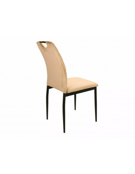 Krzesło Rip Velvet Beżowe