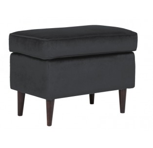 Podnóżek Ron Velvet Czarne