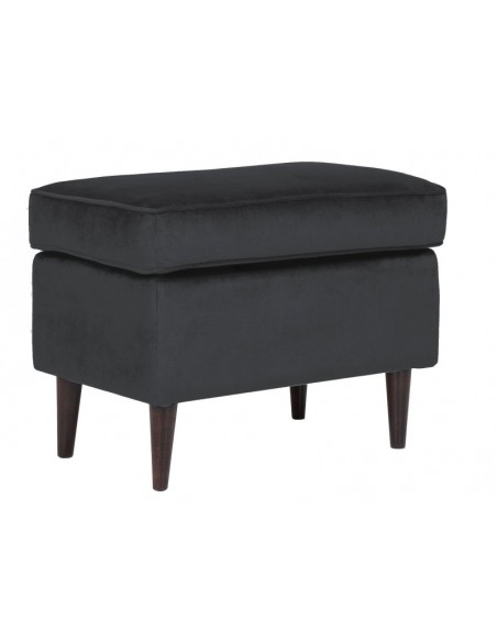 Podnóżek Ron Velvet Czarne