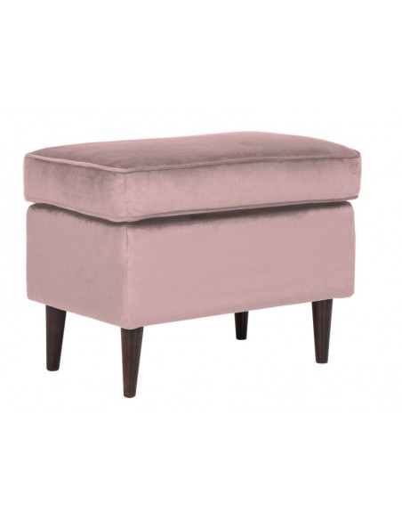 Podnóżek Ron Velvet Różowy