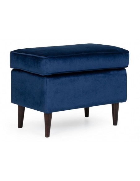Podnóżek Ron Velvet Granatowy
