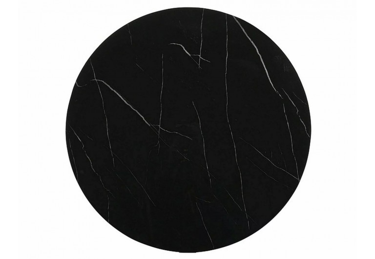 Ława okrągła Sabine Czarno Złota