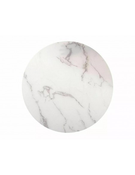 Ława okrągła Sabine Biało Złota