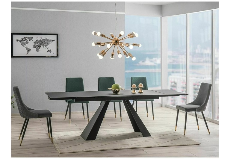 Stół rozkładany 160-240 Salvadore Czarny