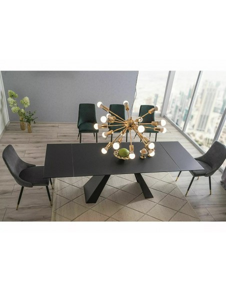 Stół rozkładany 160-240 Salvadore Czarny