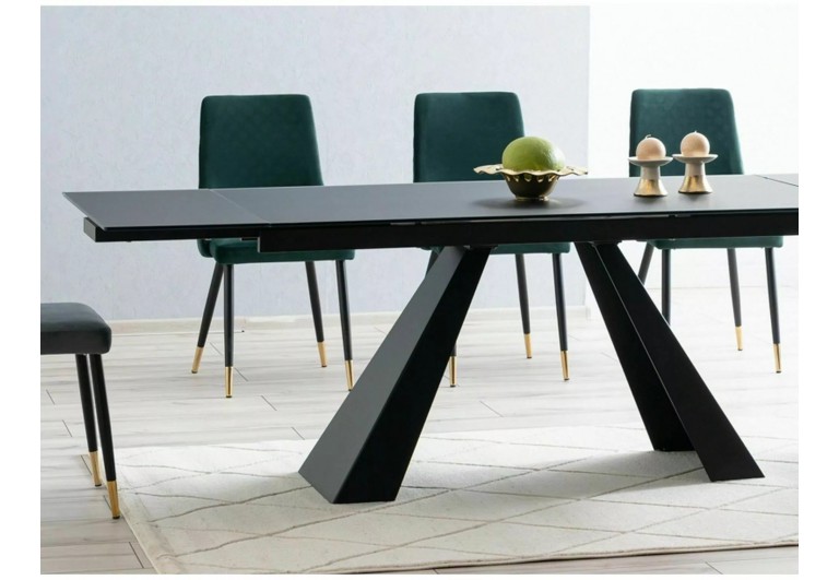 Stół rozkładany 160-240 Salvadore Czarny