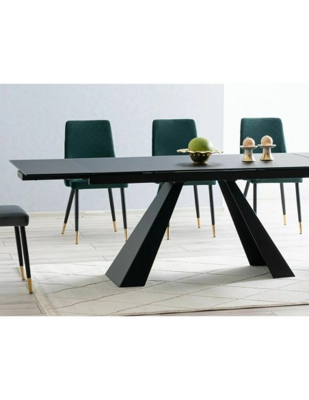 Stół rozkładany 160-240 Salvadore Czarny