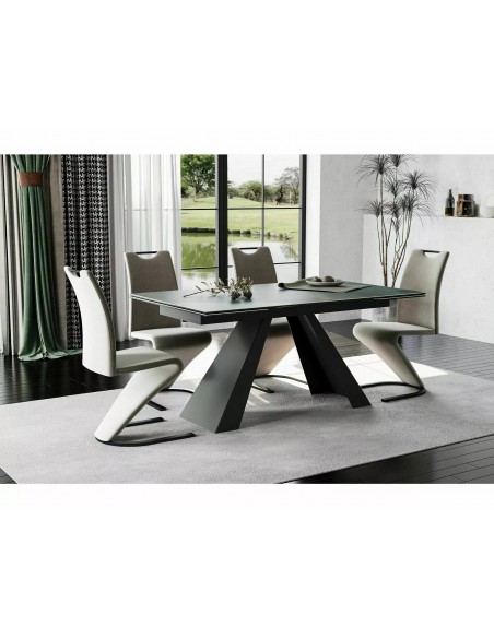 Stół rozkładany Salvadore Ceramic Ossido Verde