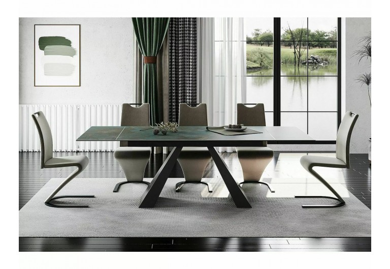 Stół rozkładany Salvadore Ceramic Ossido Verde