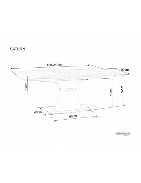 Stół rozkładany Saturn II