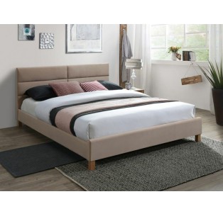 Łóżko 160 Sierra Velvet Beżowy